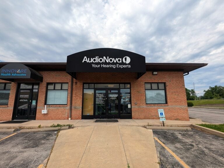 Channel letter sign for AudioNova in Alton, IL – view 2