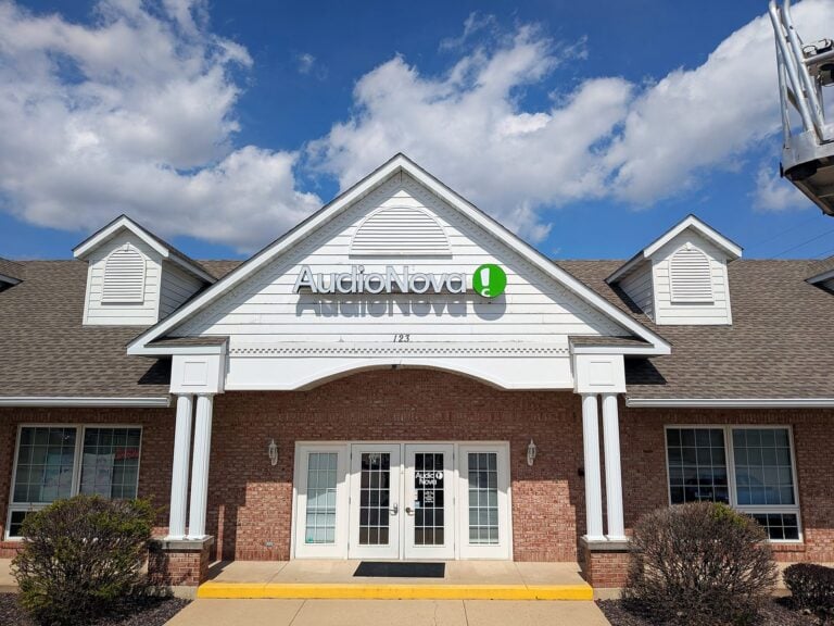 Channel letter sign for AudioNova in Edwardsville, IL