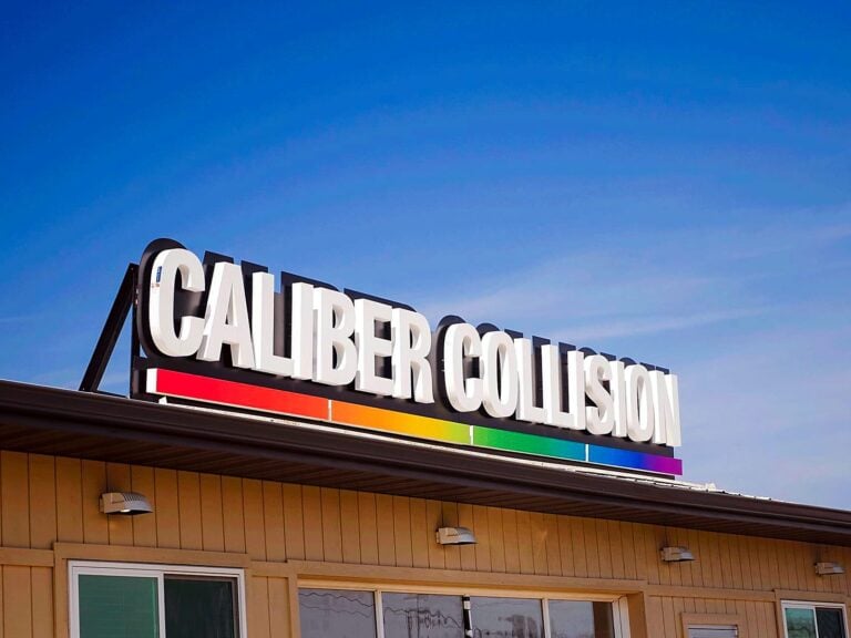 Channel letter sign for Caliber Collision