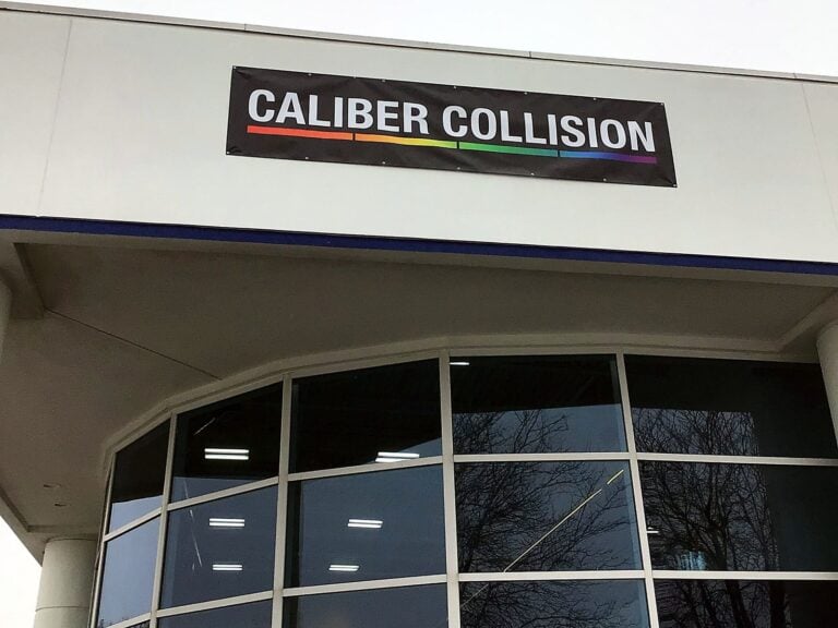 Channel letter sign for Caliber Collision in Rockford, IL