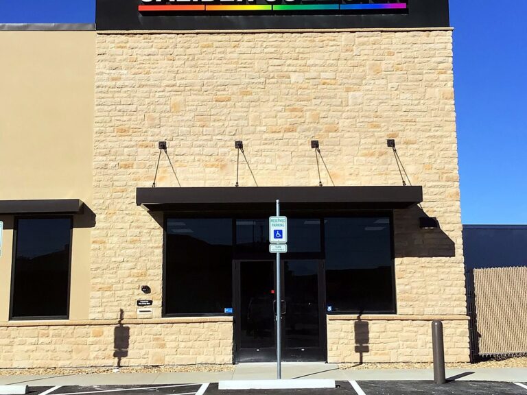 Channel letter sign for Caliber Collision in Springfield, MO