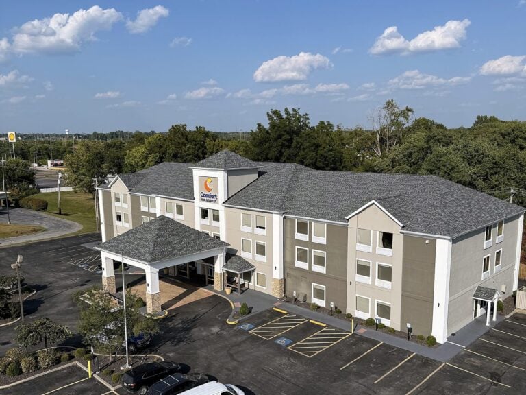 Channel letter sign for Comfort Inn & Suites in O'Fallon, IL – view 2