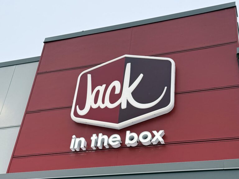 Channel letter sign for Jack in the Box in St. Louis, MO