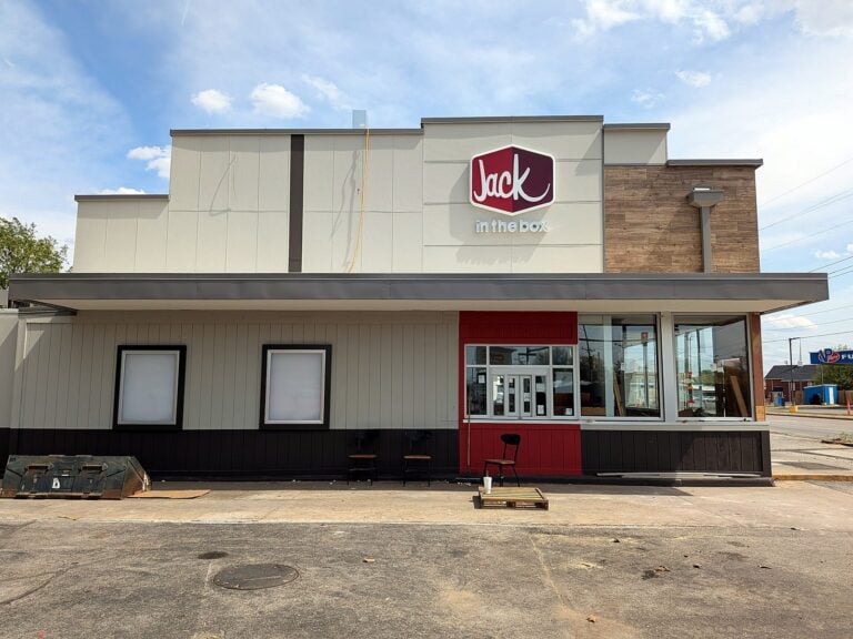 Channel letter sign for Jack in the Box in Woodriver, IL