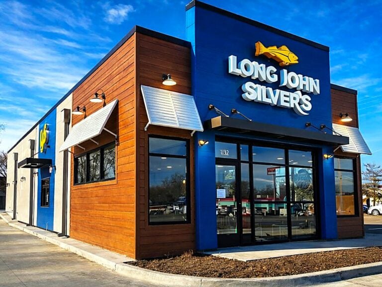 Channel letter sign for Long John Silver's