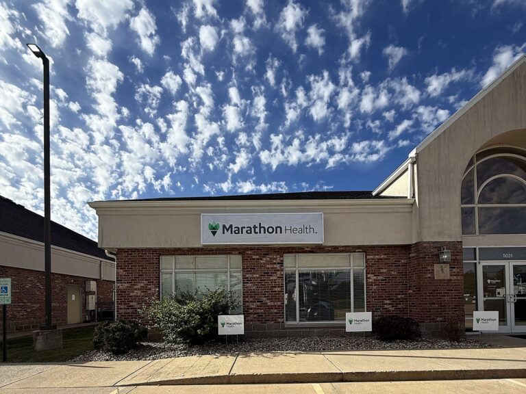 Channel letter sign for Marathon Health in Fairview Heights, IL