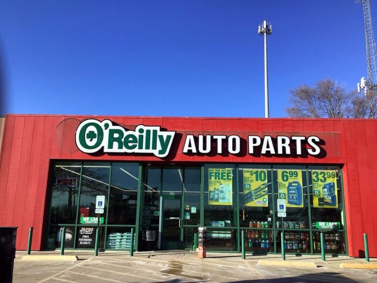 Channel letter sign for O'Reilly Auto Parts in Springfield, IL