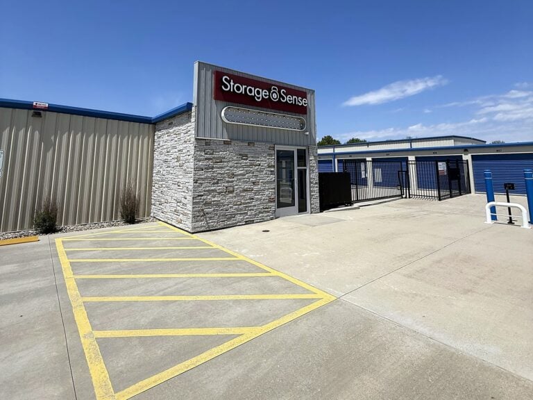 Channel letter sign for Storage Sense in Rochester, IL