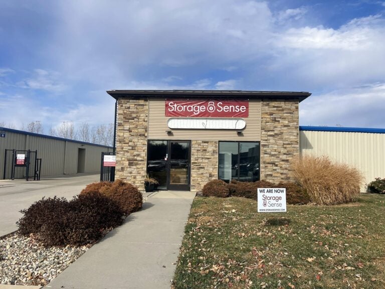 Channel letter sign for Storage Sense in Springfield, IL – view 2