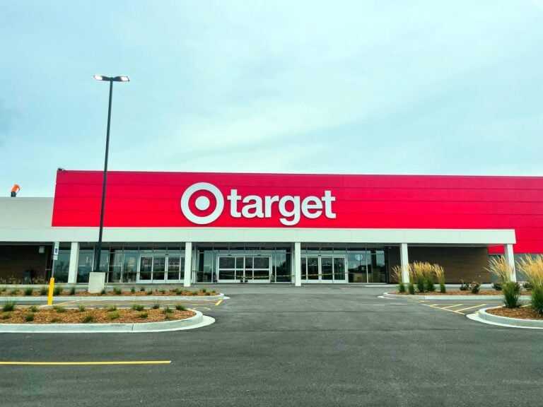 Channel letter sign for Target