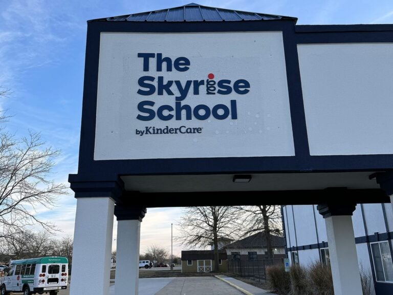 Channel letter sign for The Skyrise School by KinderCare in Springfield, IL