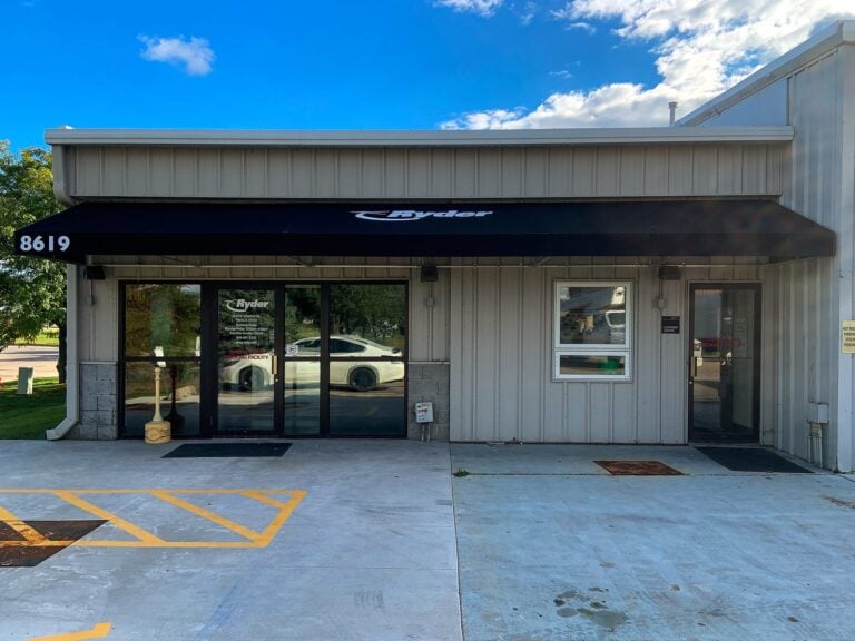 Commercial awning for Ryder