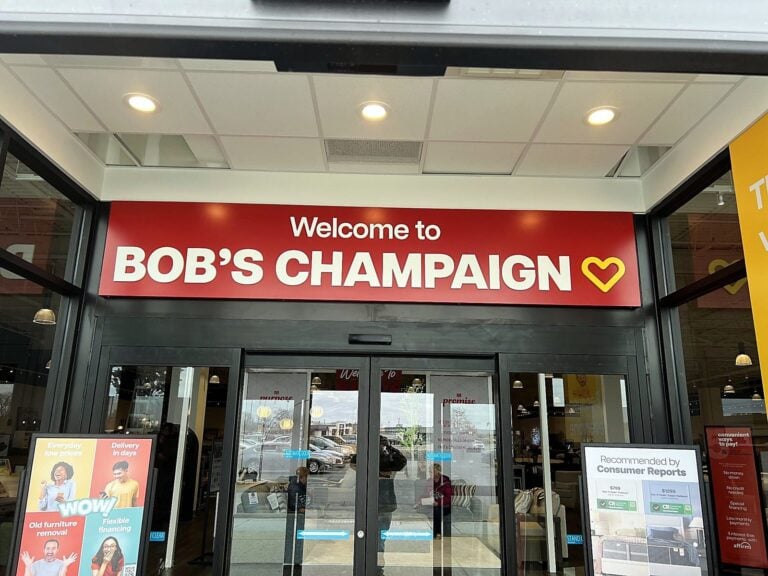 Interior sign for Bob's in Champaign, IL – view 2