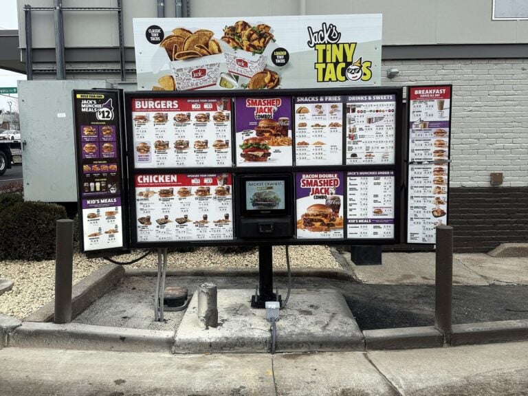 LED message center for Jack in the Box in St. Louis, MO – view 2